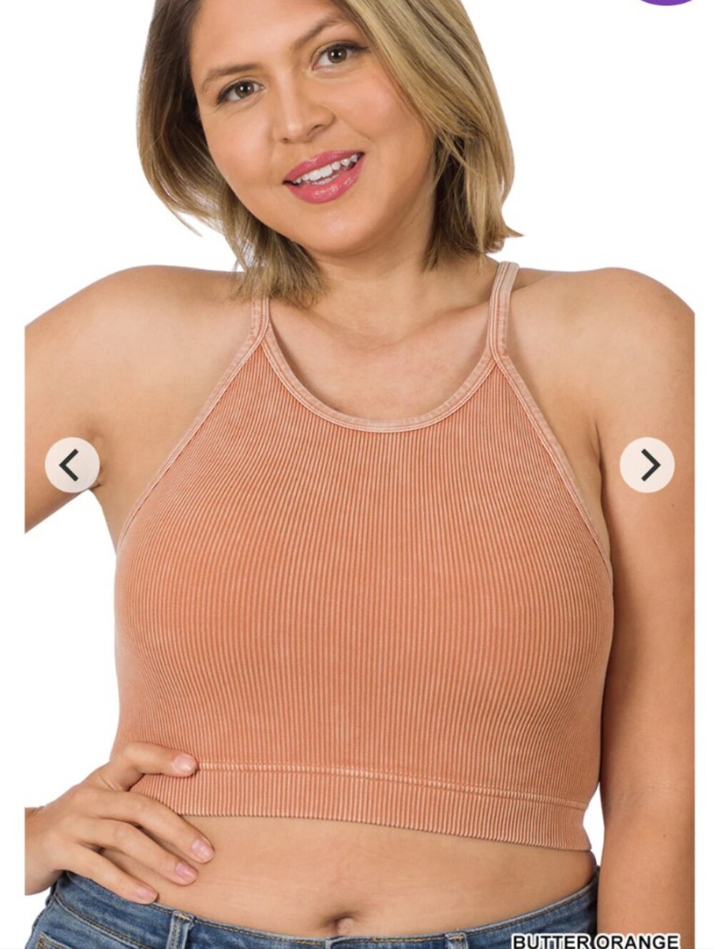 Ribbed Cropped Bralette